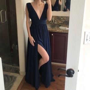 Lulus Navy Prom Dress
